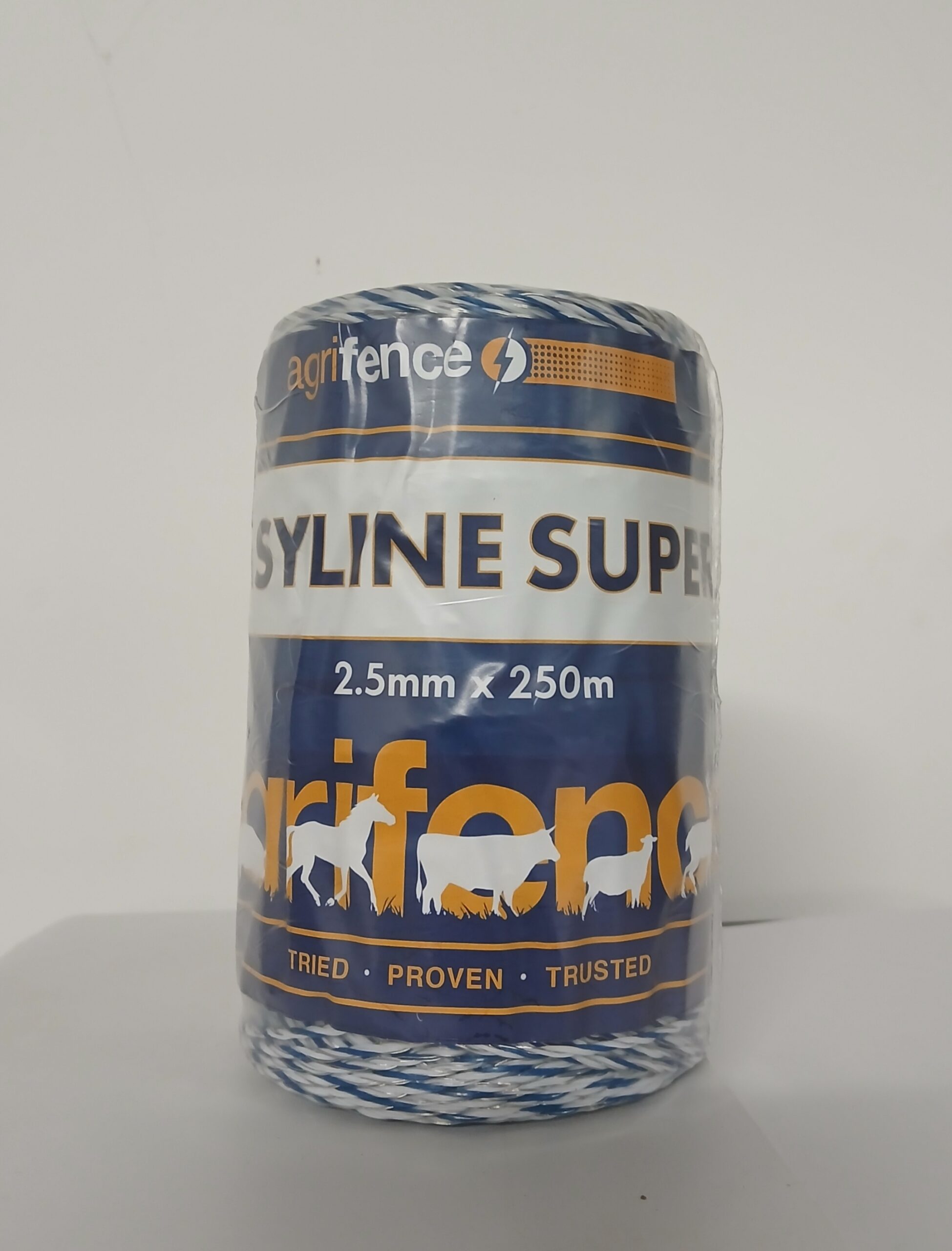 Agrifence Easyline Super 6 2.5mm White Polywire 250m