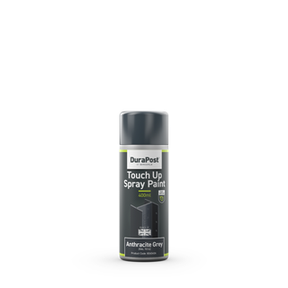 DuraPost anthracite grey touch-up spray paint can